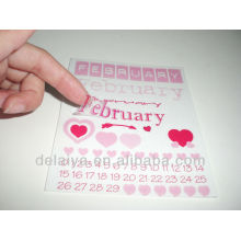 shinny laser stickers, waterproof vinyl label printing